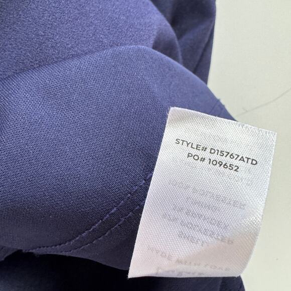 Lulus Dress Women Medium Blue Zealous Love Tie Front Mini Knotted Detail Pockets - Picture 9 of 12